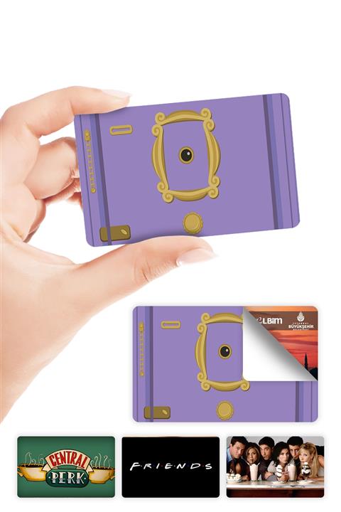 ZipZap Friends Kart Kaplama Sticker 4 Adet