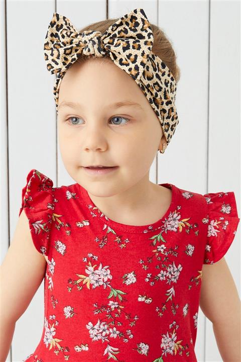 Babygiz Kız Çocuk Leopar Bandana