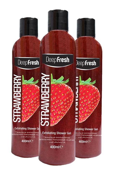 Deep Fresh Arındırıcı Duş Jeli Çilek 3 X 400 Ml