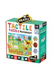 Burnis Toy Toys Headu Tactile Kabartma Boyalı 21 Parça Çiftlik Puzzle Fırsat