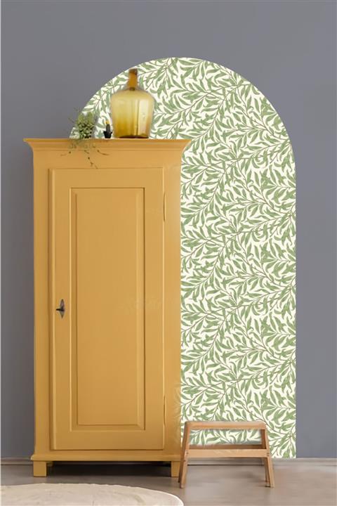 MUSE TASARIM Yeşil Yapraklar Duvar Stickerı