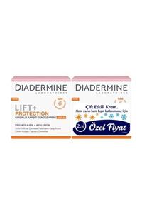 Diadermine Lift+ Protection Kırışıklık Karşıtı Gündüz Kremi 50 ml 2'li