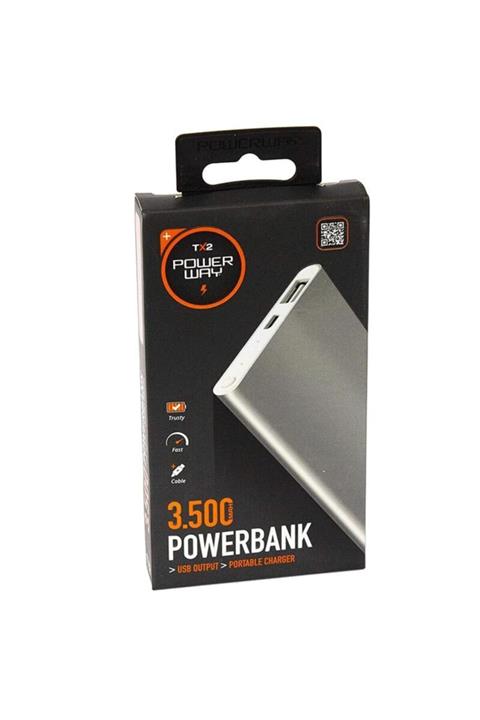 POWERWAY Tx-2 3500 Mah Slım Metal Kasa Powerbank