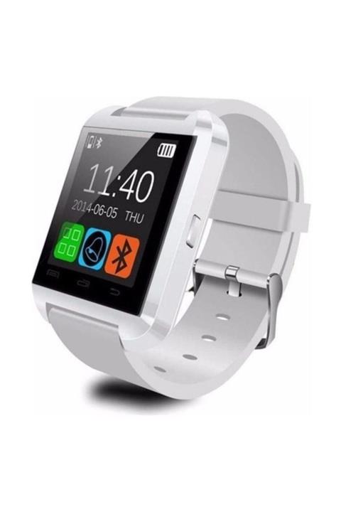 SmartWatch Mywatch Faturalı Belgeli - U8 Akıllı Saat Smart Watch Ios Ve Android Uyumlu Bluetooth Saat Beyaz