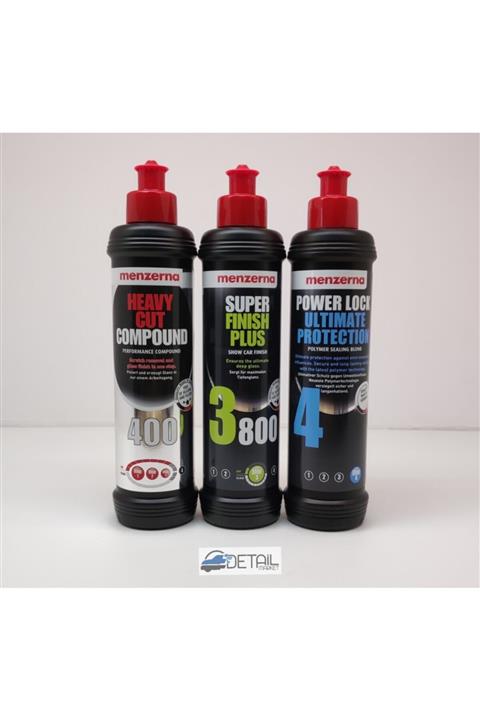 Menzerna 400 3800 Powerlock Pasta Hare Ve Boya Koruma Seti 250 Ml