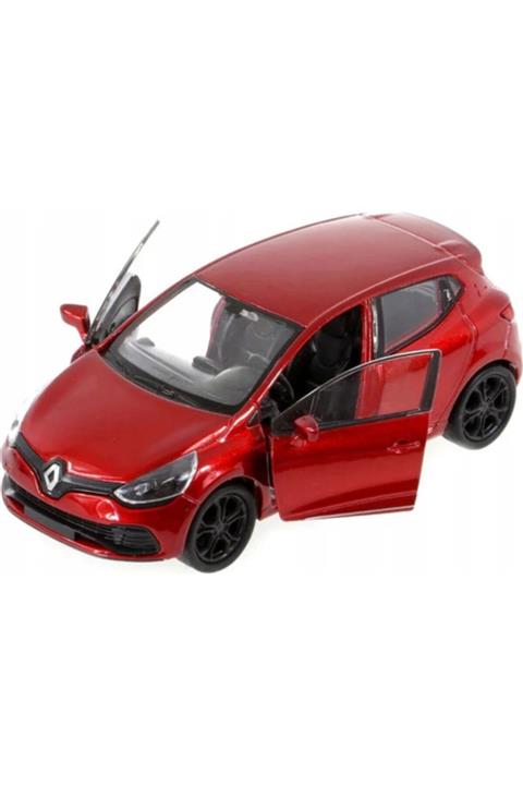 Welly Metal Renault Clio Rs Çek Bırak Metal Model Araba - Kırmızı 1:32
