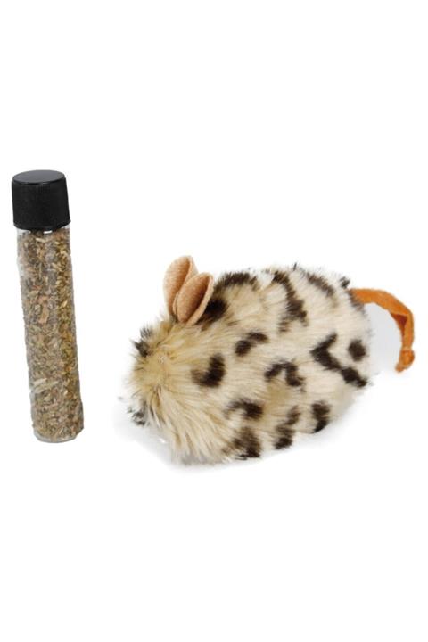 Karlie Karlıe Kedi Otlu Peluş Fare 10x4x4cm