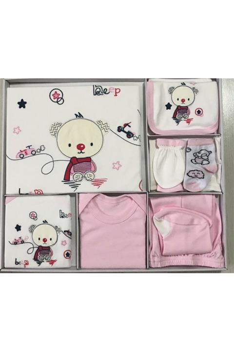 İpeksi Baby Yenidoğan Organik Pamuklu  Hastane Çıkışı Seti 10'lu( Panda Desenli )