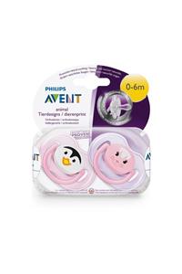 AVENT 0% Bpa Free Flow Yalancı Emzik 0-6 Ay Truman Serisi 2'li- Kız