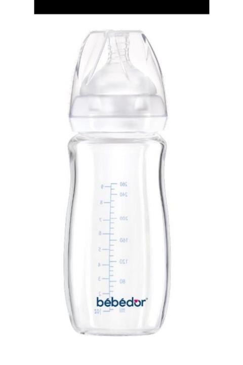 Bebedor Cam Biberon 260ml Isıya Dirençli