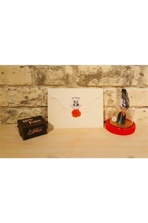 Hediye Deposu Harry Potter Müzik Kutusu Hogwarts Kabul Mektubu Ve Sihirli Sim Küre Seti