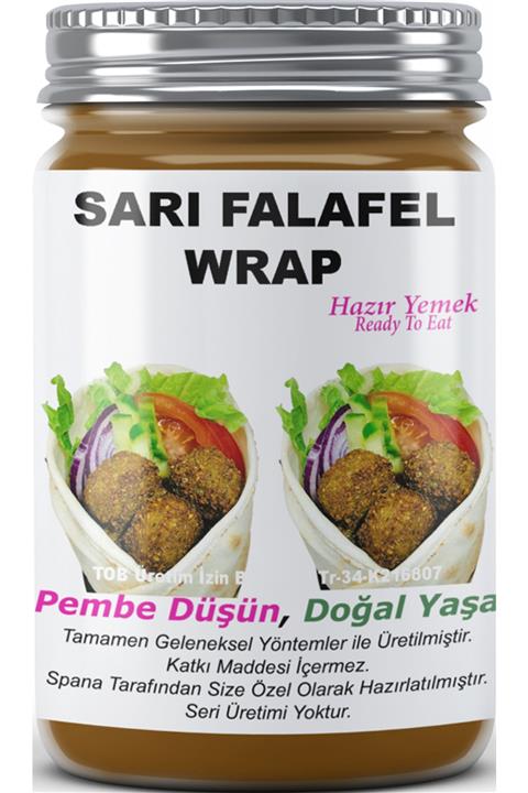 SPANA Sarı Falafel Wrap Ev Yapımı Katkısız 330gr