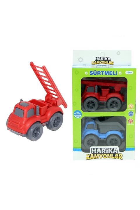 CanEm Kutulu 2'li Kırılmaz Sürtmeli Harika Kamyonlar