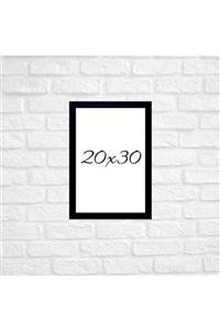 LiliaHome 23x33 Cm Pvc Camlı Siyah Renk Fotoğraf Çerçevesi