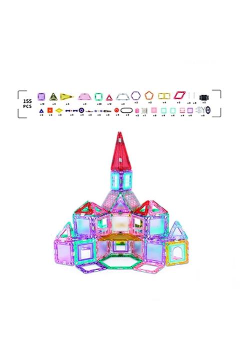 Burnis Toy Trend Magical Building Blocks 155 Parça Oyun Seti Fırsat
