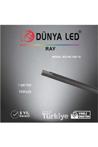 DÜNYA LED Hs.1661-s 1 Mt Siyah Trifaze Ray