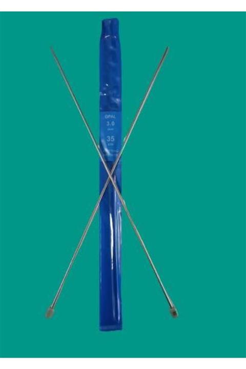 OPAL No: 3 Düz Örgü Şiş 35cm