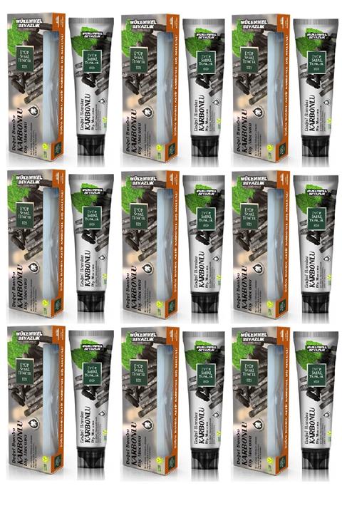 Eyüp Sabri Tuncer Doğal Aktif Bambu Karbonlu Diş Macunu 75 Ml X 9 Adet