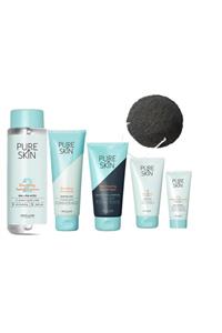 Oriflame Yüz Peelingi & Soyulabilir Maske& Konjac Süngeri & Temizleyici Tonik & Yüz Yıkama Jeli & Yüz Losyonu