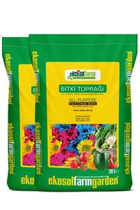 EkosolFarm Ekosolgarden Bitki Toprağı Torf 2 X 20 l  Toplam 40 l