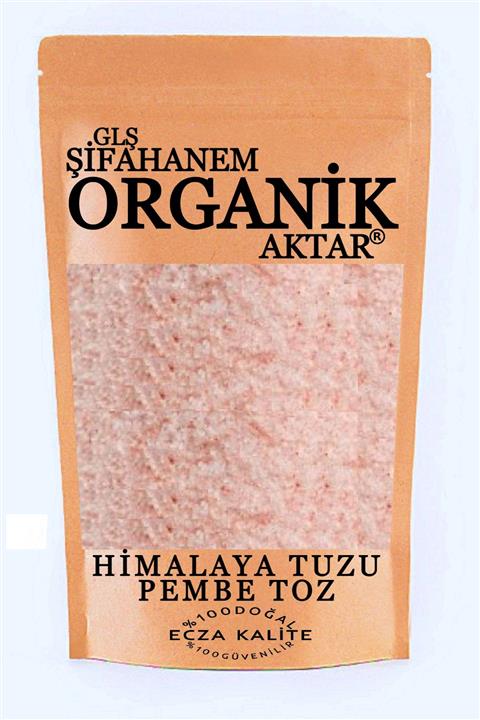 GLŞ ŞİFAHANEM ORGANİK AKTAR Himalaya Tuzu Pembe Kaya Tuzu Toz Öğütülmüş 1 Kğ