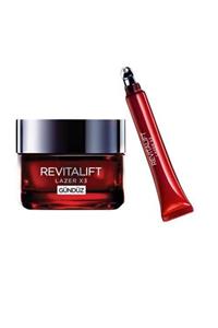 L'Oreal Paris L'oréal Paris Revitalift Lazer X3 Yoğun Yaşlanma Karşıtı Gündüz Kremi Dermo Revitalift Laser X3 Göz