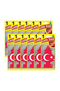 Car Freshner Little Trees Kağıt Koku Vanilla Pride Türk Bayrağı Kokusu 12 adet