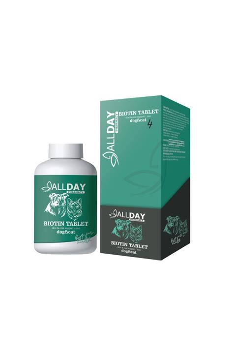 ALLDAY Biotin Tablet Cat & Dog 75 Gr