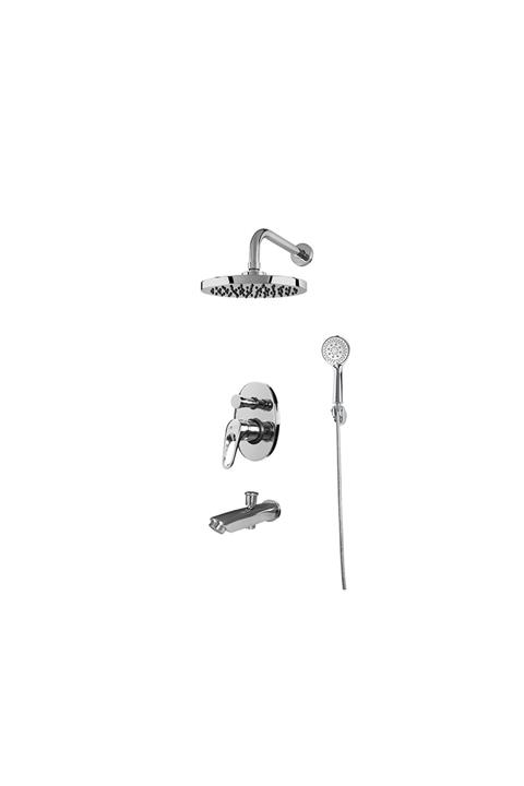 Newarc Smart Ankastre Banyo Bataryası Set - Valfli Gagalı