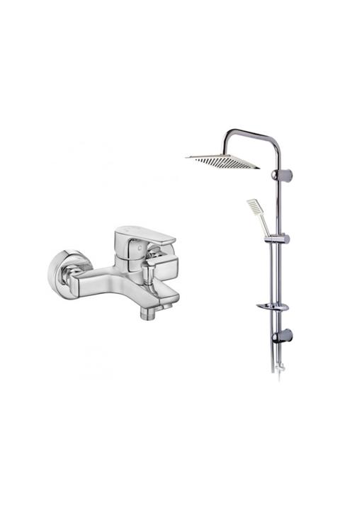 ARÇE BANYO Tema Tetra Tepe Duş Seti Eca Niobe Banyo Bataryası