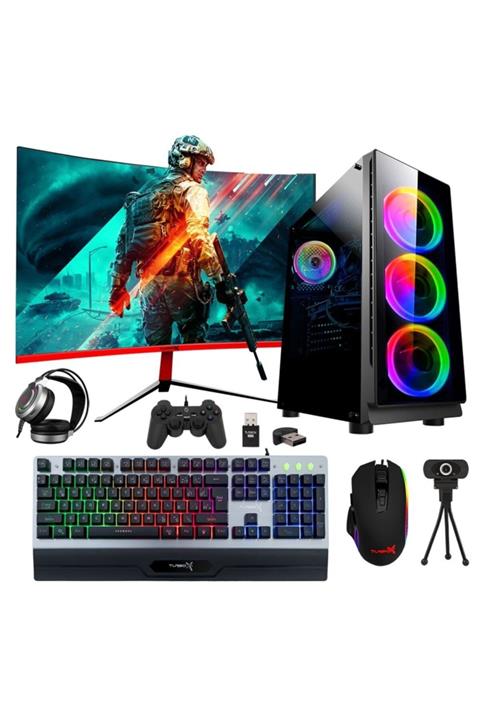 TURBOX Tx376 i5 3470 16GB Ram 256GB SSD 1TB HDD 4GB RX550 23.8\
