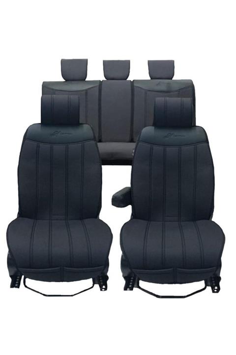 KGS OTO KILIF Scoda Roomster Uyumlu Terletmez Koltuk Minderi Takımı Siyah