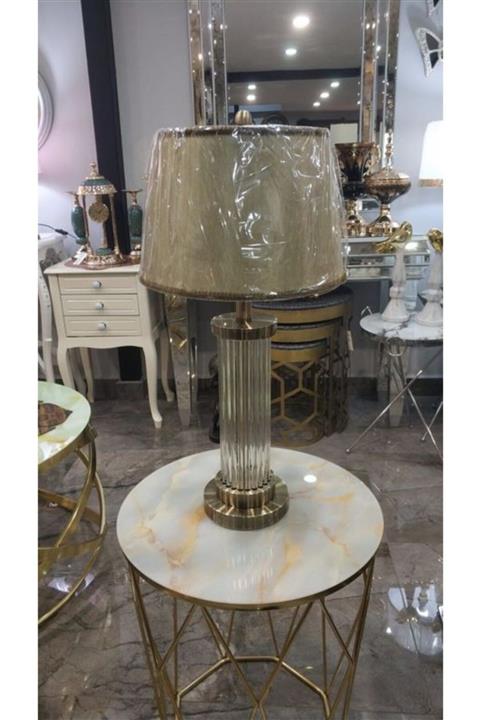 EFES HOME A Plus Lüks Kristal Taşlı Abajur