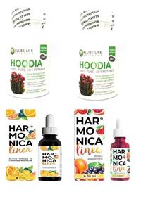 HOODİA Hoodıa Support Iştahı Destekleyen Vegan Diyet Takviyesi 2 Adet + Harmonica Linea 30ml Damla 2 Adet