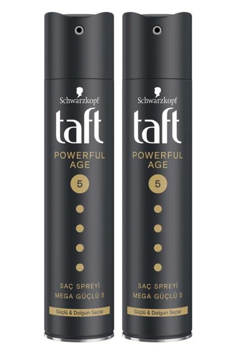 Taft Powerful Age (İNCE VE ZAYIFLAMIŞ SAÇLAR İÇİN) Sprey 250 ml X 2 Adet