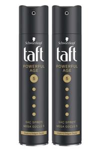 Taft Powerful Age (İNCE VE ZAYIFLAMIŞ SAÇLAR İÇİN) Sprey 250 ml X 2 Adet