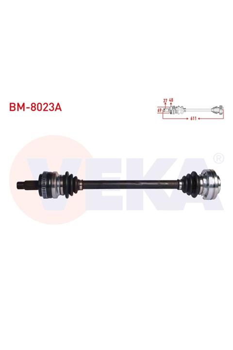 ünlü oto Komple Aks Sol Arka Bmw 3 Serısı (e90) 320 I A-t Abslı 48 Dıs Uzunluk 611 Mm 200