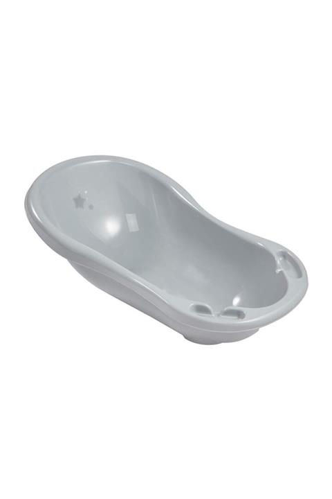 Keeeper Stars Gri Desenli Bebek Banyo Küveti Giderli