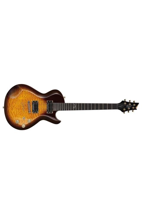CORT Zcustombs Zcustom Elektro Gitar, Kahverengi Sunburst, Sey