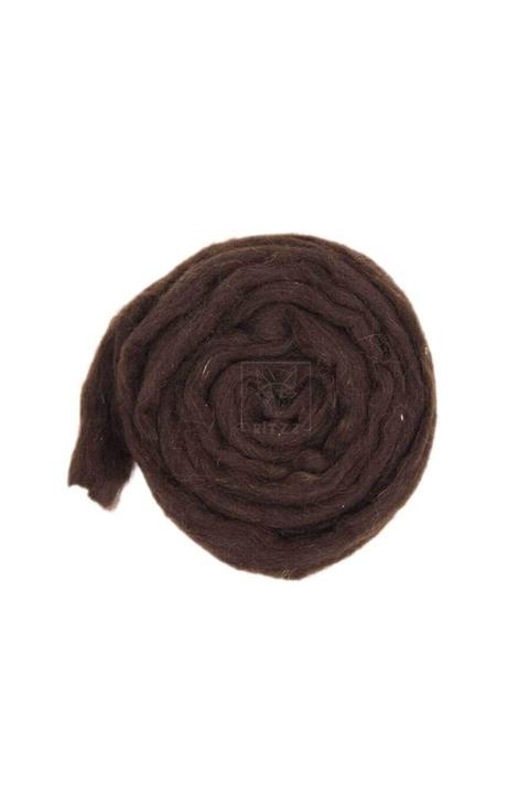 Ritzz Yün Keçe 019 // Keçeleşen Yün // Koyu Kahve