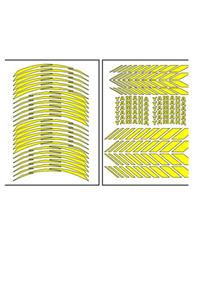 Yamaha Florasan Sarı Racing Şerit (rcgşrt028)