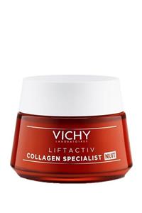 Vichy Liftactiv Collagen Specialist Yaşlanma Karşıtı Gece Bakım Kremi 50 Ml