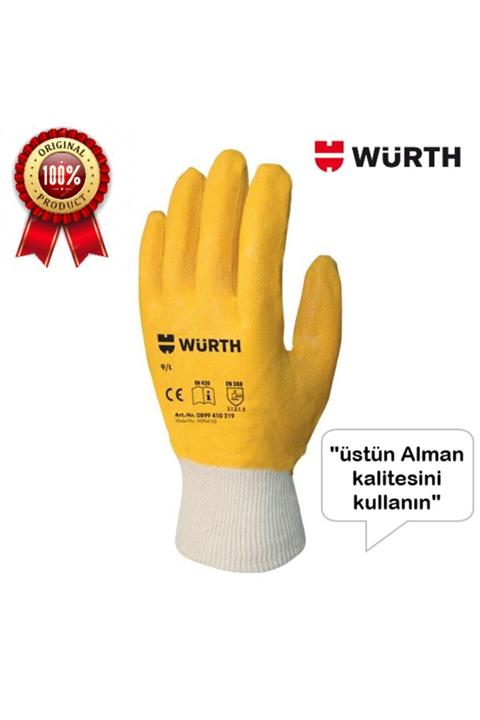 Würth Sarı Nitril Iş Eldiveni 9/large 12 Çift