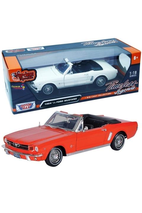 Motor Max Motormax Model Araba 1:18 1964 1/2 Ford Mustang