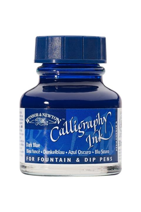 Winsor Newton Wn Kaligrafi Mürekkebi 30ml Dark Blue 222