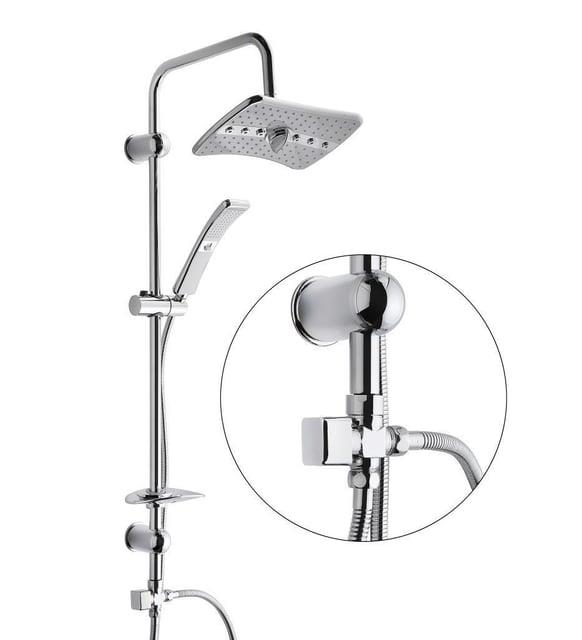 Vilas Denver Prinç Yönlendirici 360° Krom Hortum Fonksiyonlu Duş Seti