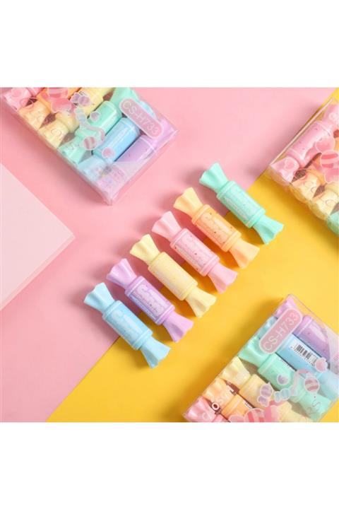 ZGKIRTASİYE Mini Şeker Işaretleme Kalemi 6’lı