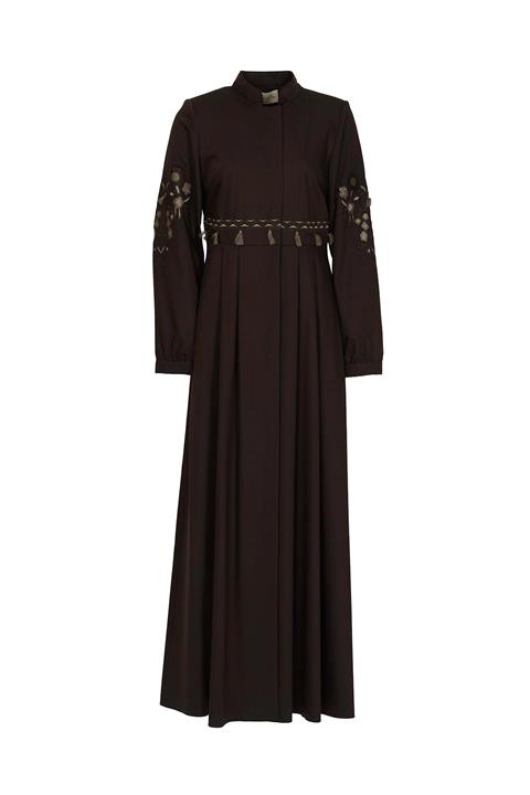 Soydan Basic Kadın Işleme Detaylı Pileli Pardesü 1906