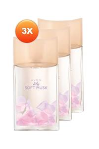 AVON Lily Soft Musk Kadın Parfüm Edt 50 ml Üçlü Set