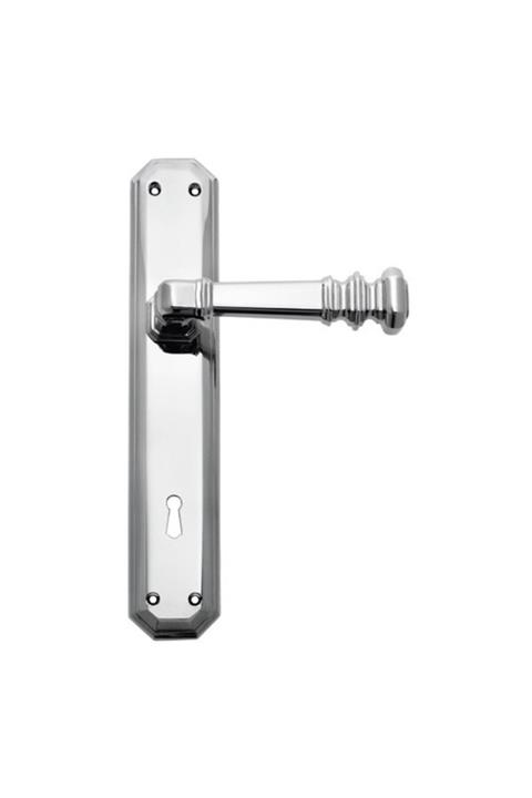 Hafele Stile 900-2 Oda Kapı Kolu Seti, Parlak Krom Renk